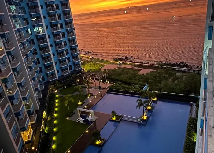 60 Sqm Oceanview 1 Bedroom 2 Pools & Gym Next To Okada, Airports, Moa Apartamento Manila
